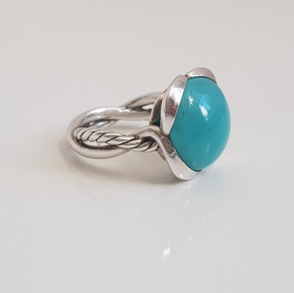 David Yurman Continuance Amazonite Ring - image 6